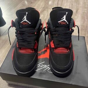 Air Jordan Black and Red Sneakers